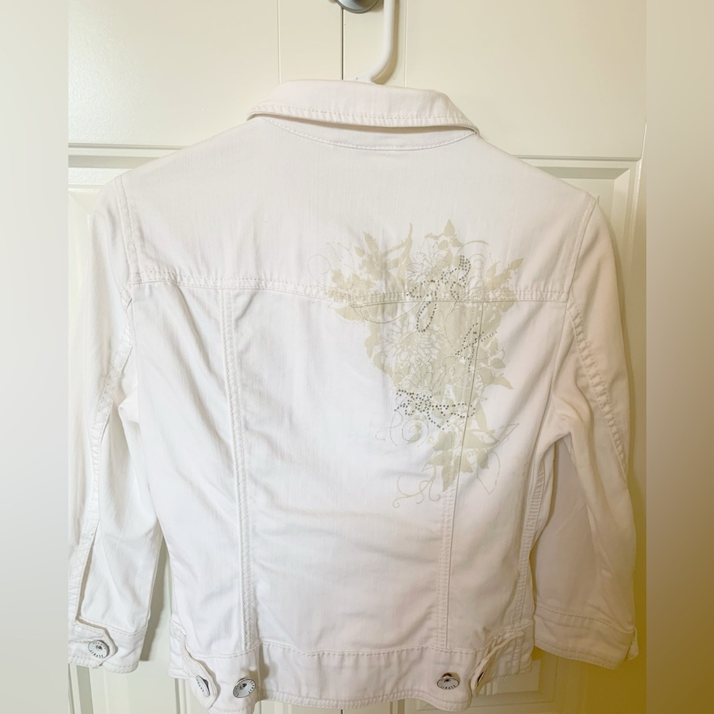White Jean Jacket - Picture 5 of 8